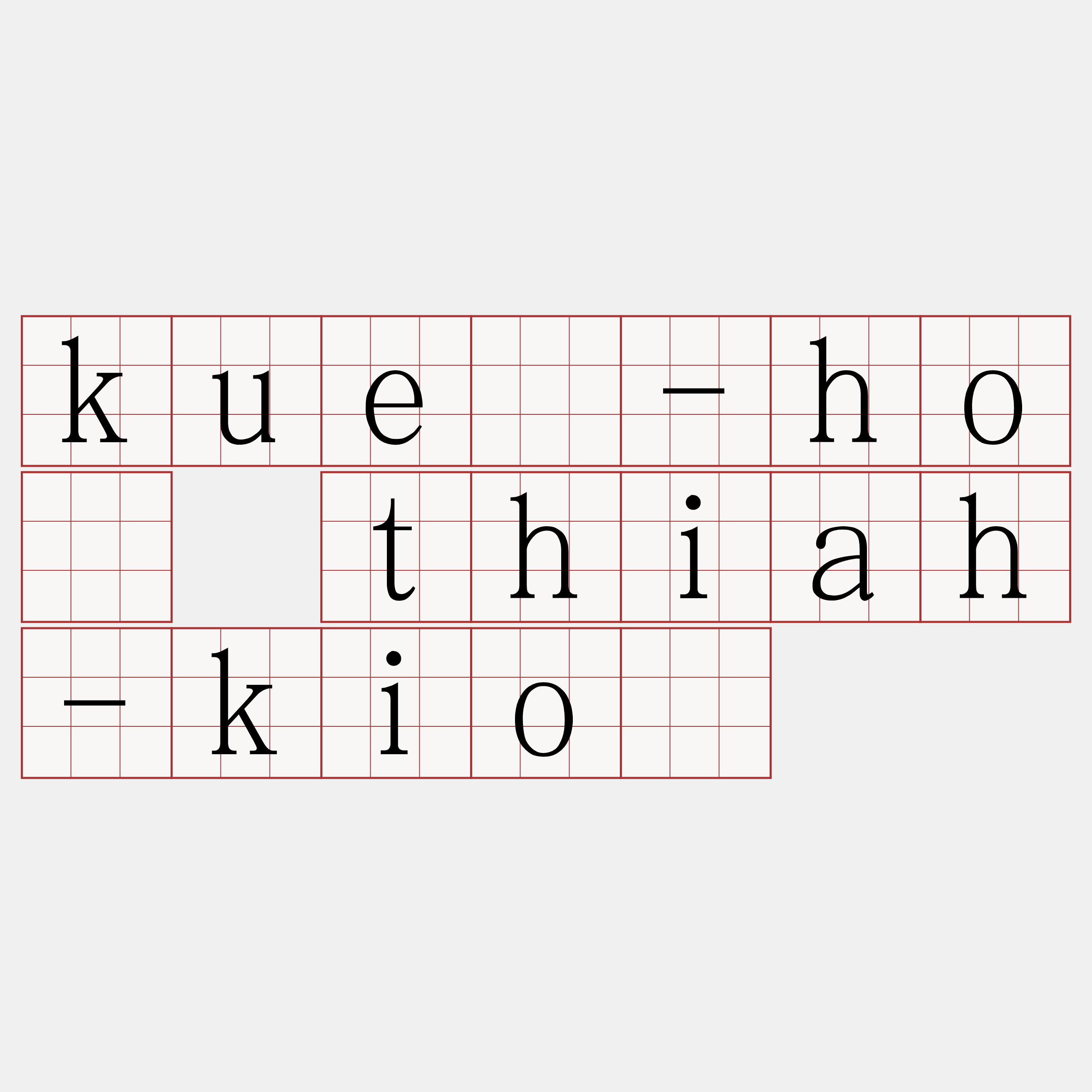 kuè-hô thiah-kiô